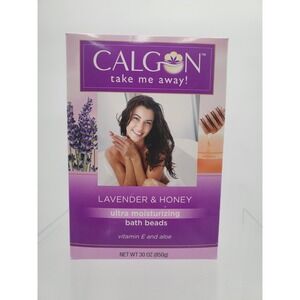 Calgon Lavender & Honey Moisturizing Bath Beads with Aloe & Vitamin E 30‎ oz